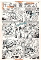World's Finest Comics #242 p.2 - Trio of Fear Title Page - Super Sons of Superman and Batman ATV Action - 1976 Comic Art