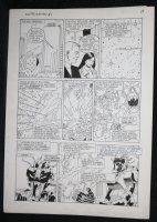 Ultraman #1 p.11 - LA - Harvey - Ace and Ayumi - Attack on Shima 12 Flashback - 1994 Comic Art