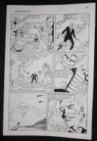 Ultraman #1 p.16 - LA - Harvey - Ace Kimura faces down Robexes - 1994 Comic Art