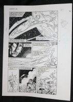 Ultraman #2 p.8 - LA - Harvey - Ultraman Flying in Space - 1994 Comic Art
