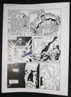 Ultraman #2 p.22 - LA - Harvey - Ace Kimura / Ultraman Perfect Amalgam defeats the Robex - 1994 Comic Art