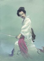 Lady Snowblood Painted Art Commission Example - 2022 Signed  Comic Art