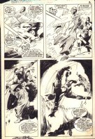 Night Force #14 p.2 - Great Action - 1983 Signed Comic Art
