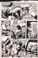 Marvel Comics Presents 16 p.16 - Black Panther & Miners - Signed - 1989 Comic Art