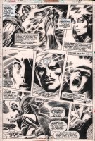 Doctor Strange #7 p.15 - The Demon Fever - Beautiful Line Art - 1975 Comic Art