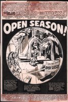 Howard The Duck #8 p.1 - Open Season Title Page - 1977 Comic Art