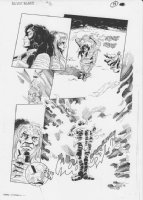 Silverblade #11 p.15 Horrific Suicide LA Comic Art