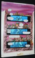 Hulk: Future Imperfect #2 Color Guide of George Perez Art - 1993 Signed Comic Art