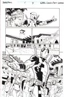 Deadpool #1 p.4 - Deadpool & Babes Half Splash Comic Art