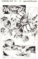 Incredible Hulk #710 p.4 - Planet Hulk (Amadeus Cho) in Explosion Splash - 2017 Comic Art