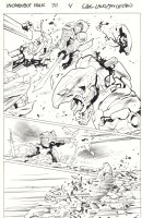 Incredible Hulk #711 p.4 - Planet Hulk destroys Wildebot - 2018 Comic Art