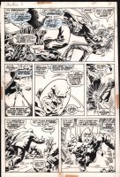 Marvel Feature #5 p.11 - Egghead vs. Ant-Man & Trixie Starr - 1972 art by Herb Trimpe Comic Art