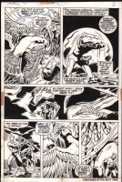 Marvel Feature #5 p.3 - Ant-Man Shrunken in Danger from a Hawk - 1972 Comic Art
