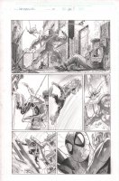 Captain Marvel #10 (45) p.9 Pencils - All Spidey Panels & Caffrey - 2003 Comic Art