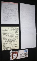 Letters to Jack 4pc LOT - Jack Kirby's File Copy Comic Art