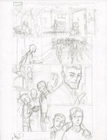Spider-Man Interior Page Prelim - Peter in High School - Signed Comic Art