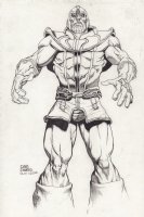 Thanos Full Figure Commission - Signed Comic Art