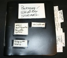Joe Kubert's Reference Guide Binder w COA - Packaging / Shipping Storing  Comic Art