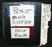 Joe Kubert's Reference Guide Binder w COA - Patriot Radar Missile System Comic Art