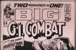 G.I. Combat #145 Vintage DC Title STAT - 1970 Comic Art