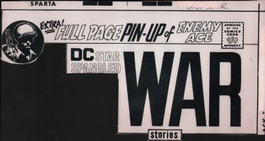 Star Spangled War Stories Vintage DC Title STAT Comic Art