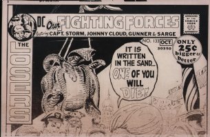Our Fighting Forces #133 Vintage DC Title STAT - 1971 Comic Art
