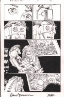 Captain America #6 p.16 - Arnim Zola - Cap & Bucky Flashback - Signed By Klaus Janson - 2013 Comic Art