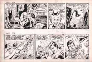 Superman Daily Strip Art 6/15 & 6/16 1983 Comic Art