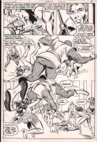 Wonder Woman #285 p.17 - Wonder Woman VS Red Dragon Splash - 1981 Comic Art
