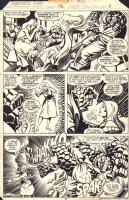 Fantastic Four #196 p.11 - The Thing Nightmare - 1978 Signed Comic Art