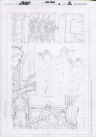 Superboy #5 p.18 Pencils Over Blueline - Superboy In Bed - 2012 Comic Art