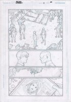 Superboy #4 p.20 Pencils Over Blueline - Superboy, Soldiers, Fairchild - 2012 Comic Art