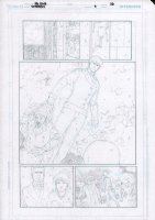 Superboy #4 p.16 Pencils Over Blueline - Superboy Suited Up - 2012 Comic Art