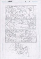 Superboy #2 p.16 Pencils Over Blueline - Superboy Gets Slapped Around - 2012 Comic Art