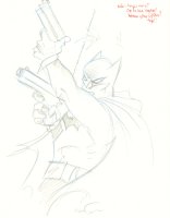 Batman Pencil Drawing - Signed Comic Art