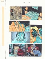 Spider-Man #78 p.8 Color Guide Art - Peter Ill from Morbius' Bite - 1997 Comic Art