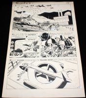 T.H.U.N.D.E.R. Agents #1 p.44 - T.H.U.N.D.E.R. Squad Story p.2 - Signed On Back - Off-White - 1965 Comic Art