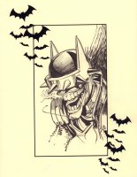 The Batman Who Laughs Commission - B - Signed Comic Art