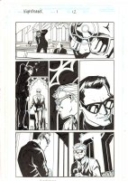 Nighthawk #1 p.12 - Matt Murdock in Church - 1998 Comic Art