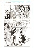 Nighthawk #3 p.10 - Nighthawk in Hell - 1998 Signed Comic Art