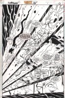 Superman #135 p.13 - Cool Page Layout - Signed - 1998 Comic Art