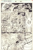Silver Surfer #75 p.32 / 39 - Surfer, Terrax, Air-Walker, and Firelord vs.  Morg - 1992 Comic Art