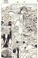 Silver Surfer #82 p.28 / 35 - Terrax and Robotic Soldiers vs.  Morg - 1993 Signed Comic Art