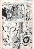 Hero Alliance #3 p.11 - Jesus on the Cross - 1989 Comic Art