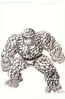 The Thing from the Fantastic Four Commission - Signed Comic Art