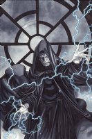 The Emperor from Star Wars Unpublished Cover - 2021 Signed Comic Art