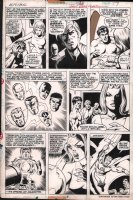Defenders #24 p.7 - Heroes Floating Heads - Signed - 1975 Comic Art