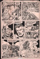 Fantastic Four Annual #13 p.38 - FF VS The Moleman - 1978 Comic Art