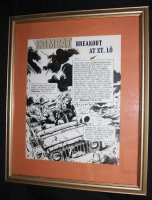 Combat #13 p.1 - LA - 'Breakout at St. Lo' Title Splash - 1964 Signed Comic Art