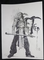 Independent Horror Character Design: FED - 2008 Signed Comic Art
